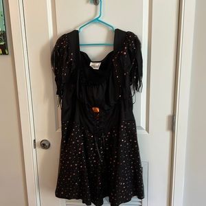 Plus-size Halloween witch costume dress